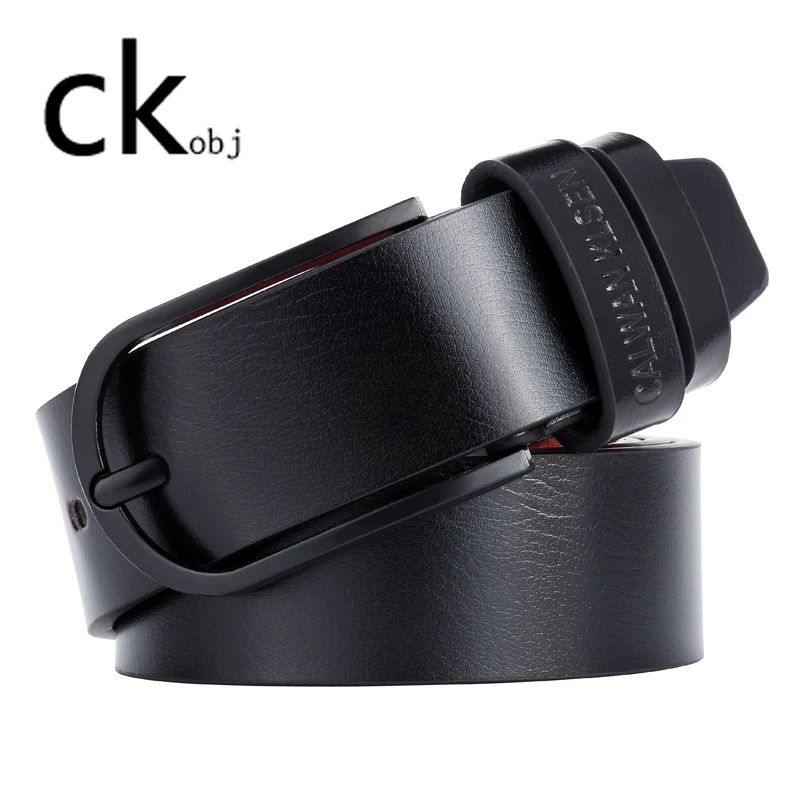 2019 новый черный мужской ремень с пряжкой Винтажный Мужской повседневный кожаный