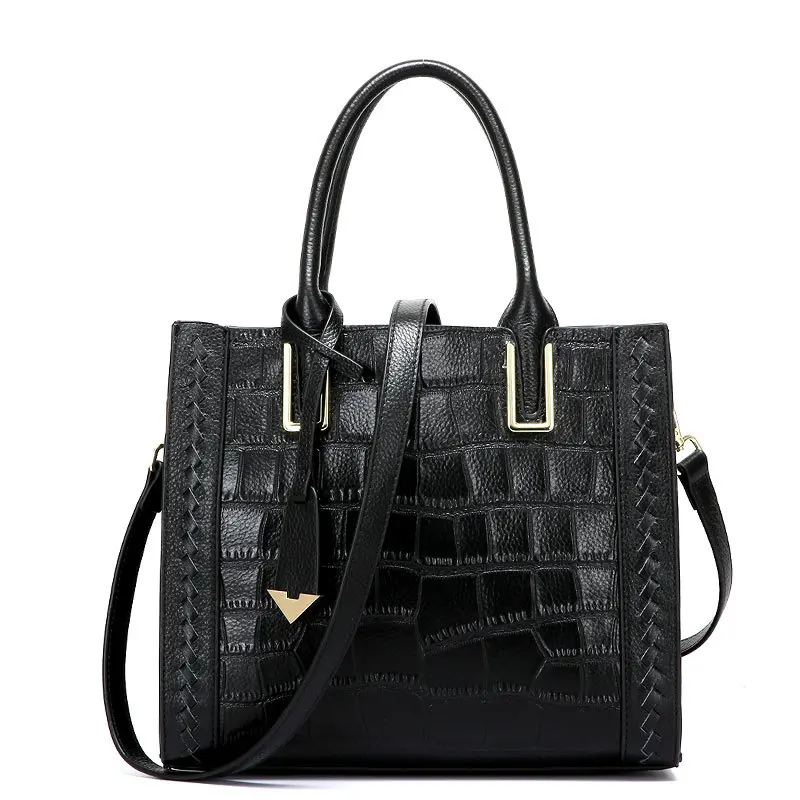 

Famous Brand Handbags Women Bag Genuine Leather Designer Luxury Crocodile Tote Female Purses and Shoulder Crossbody Bag 2020