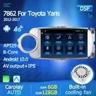 6 ГБ + 128 Гб 2din Android 10,0 автомобиль радио плеер для Toyota Yaris 2012 2013 20014 2015 2016 2017 Carplay IPS GPS навигации WI-FI
