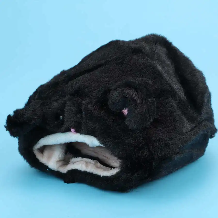 Подвеска для хомяка кровать милый черный медведь тип зимний теплый хомяк клетка