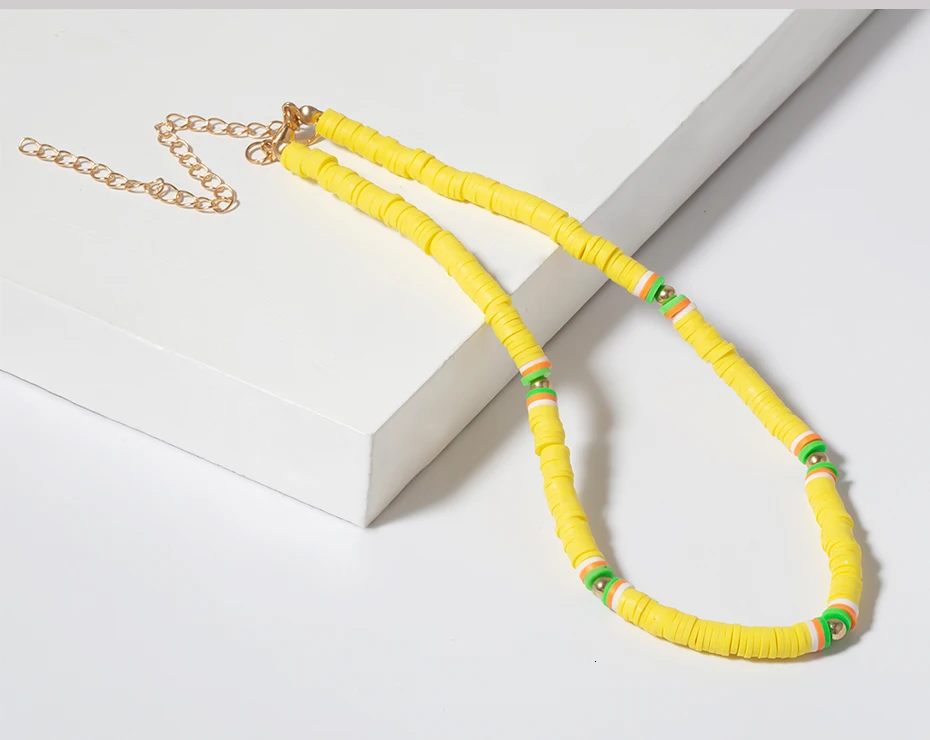 SHIXIN Boho цветное колье-чокер для женщин модное Радужное корейское ожерелье этническое украшение воротника на шею колье