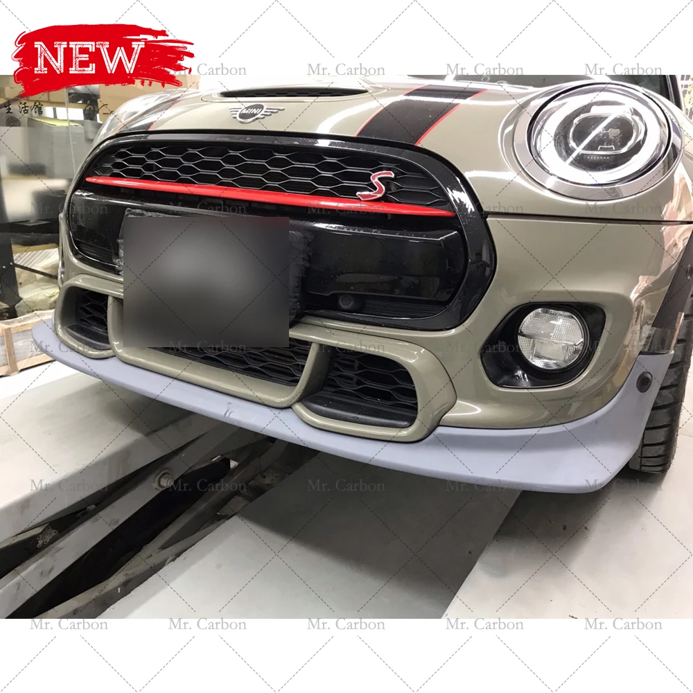 FOR F56 MINI COOPER S/JCW DUELL-AG CARBON FIBER GLASS FRONT LIP TRIM TUNING PART S FRP SPLITTER | Автомобили и мотоциклы