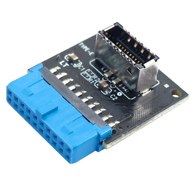 Тип C USB3.1 розетка передней панели USB 3 0 19 Pin к Type E 20 контактный разъем Удлинительный