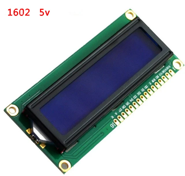 3,3 V 5V 1602 16x2 модуль ЖК-дисплея HD44780 привод желтый или синий экран IIC адаптер для SPI или paraller 51 STM MCU UNO проект - Цвет: Blue lcd 5V
