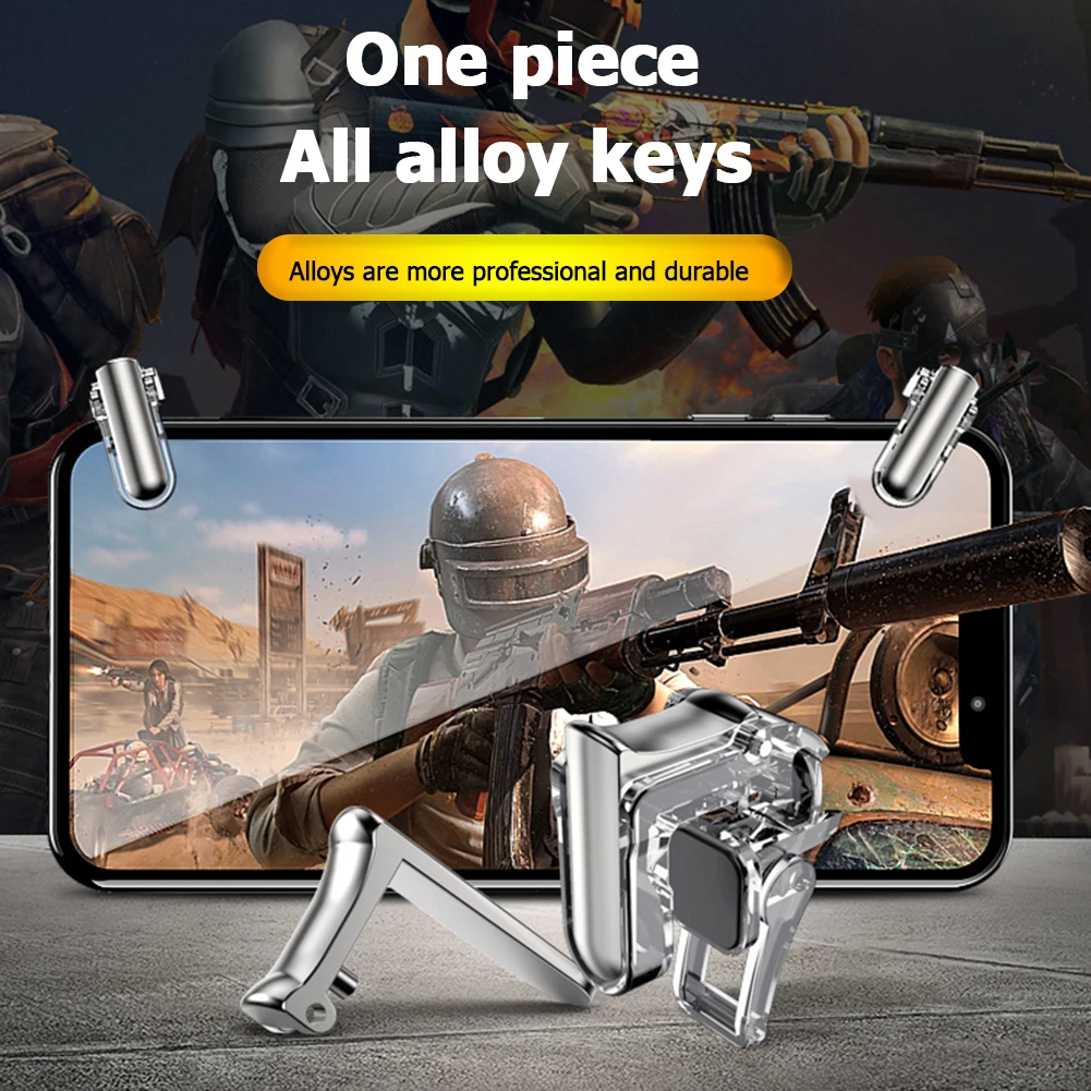 

PUBG Phone Game Controller Gamepad Mobile Joystick Trigger Aim Shooting L1 R1 Key Button Joysticks for Iphone Android