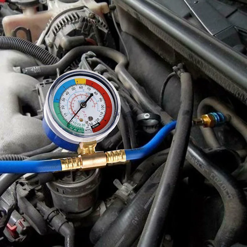 

Auto A/c R134a Refrigerant Recharger Hose Low Pressure Gauge Car Air Conditioner Tools Recharge Climatisation Automobile