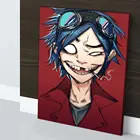 Картина Gorillaz - 2D красочная Картина на холсте, современный домашний декор комнаты
