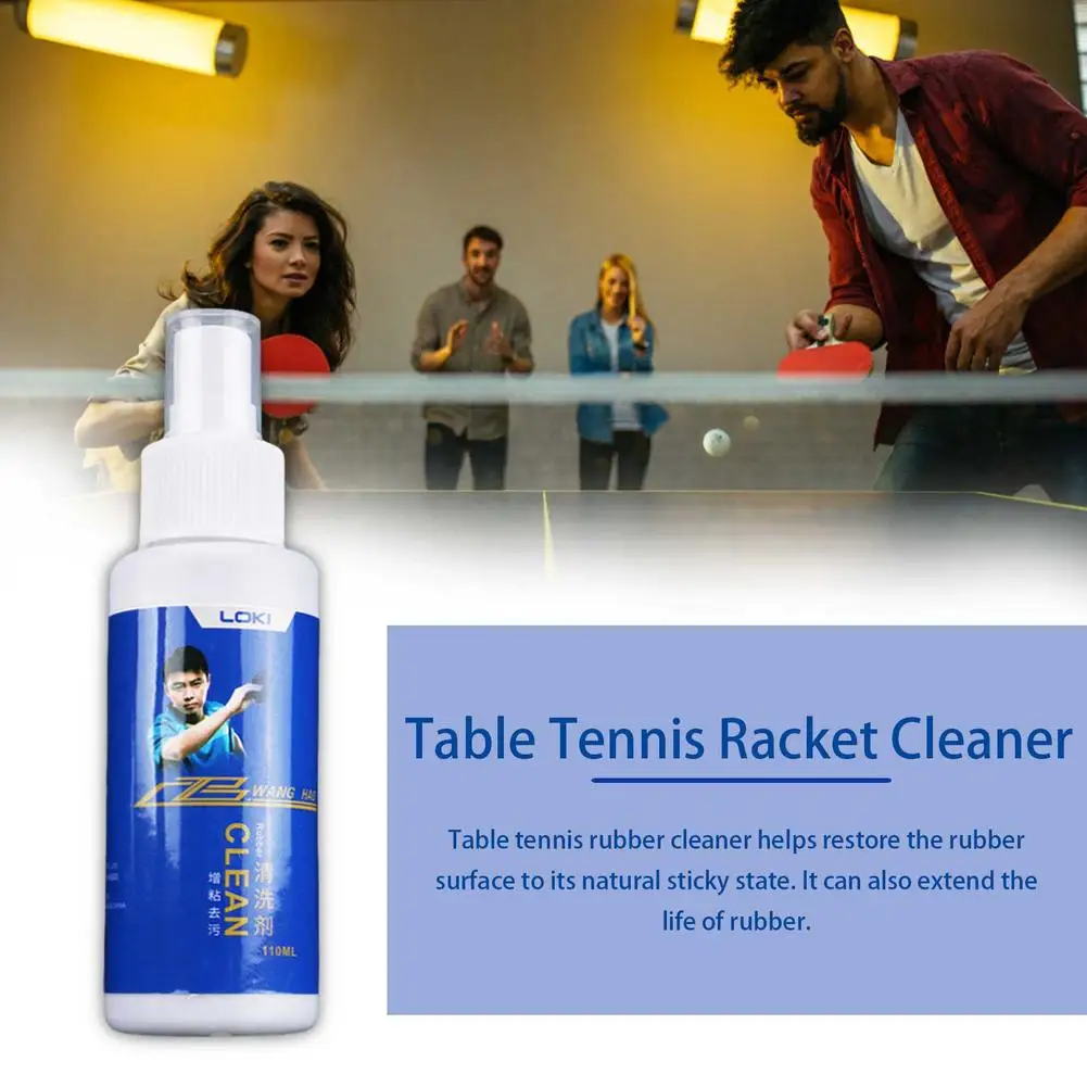 

110ML Ping Pong Table Tennis Racket Rubber Cleaner Dirt Sweat Removal Anti-mould Professional Care Ping Pong Paddle Cleaner