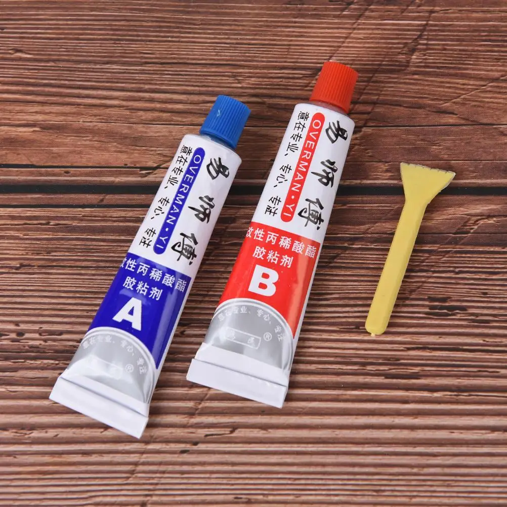 

Modified Acrylic Glue Adhesive for Metal Plastic Wood Crystal Glass Jewellery Superior Strength Kafuter 2pcs(A+B)