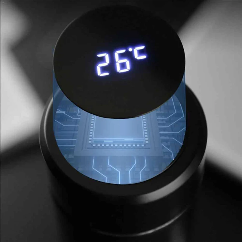 500 мл Smart Touch Экран термос кружка Нержавеющая сталь смарт-чайник ЖК-дисплей