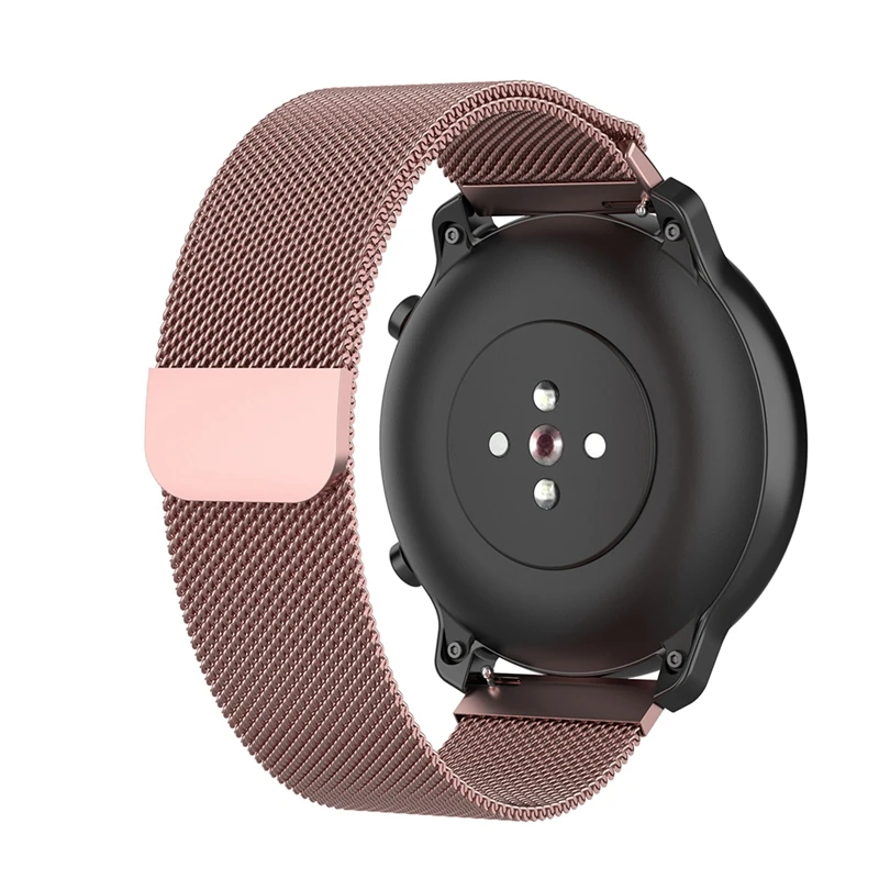 Металлический ремешок из нержавеющей стали для Xiaomi Amazfit Stratos 3/Stratos 2/Pace/GTR 47 мм ремешок для huawei Watch GT 2 46 мм полосы