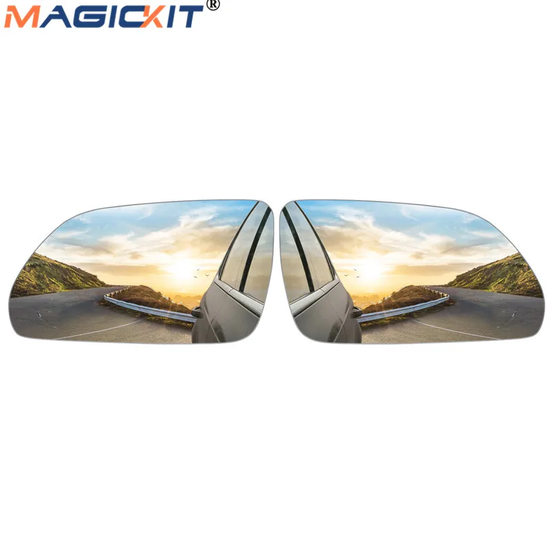 Белое Автомобильное зеркало заднего вида magickitt боковое крыло дверь