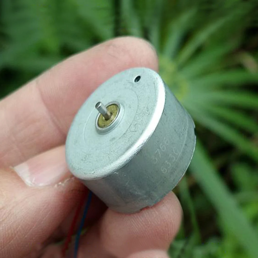 Micro Current 300 Motor Electric DC 6V-9V 4300RPM 6mA 1.5mm Shaft Dia. Mini  Solar Experiment Panel Toys Car Model Type