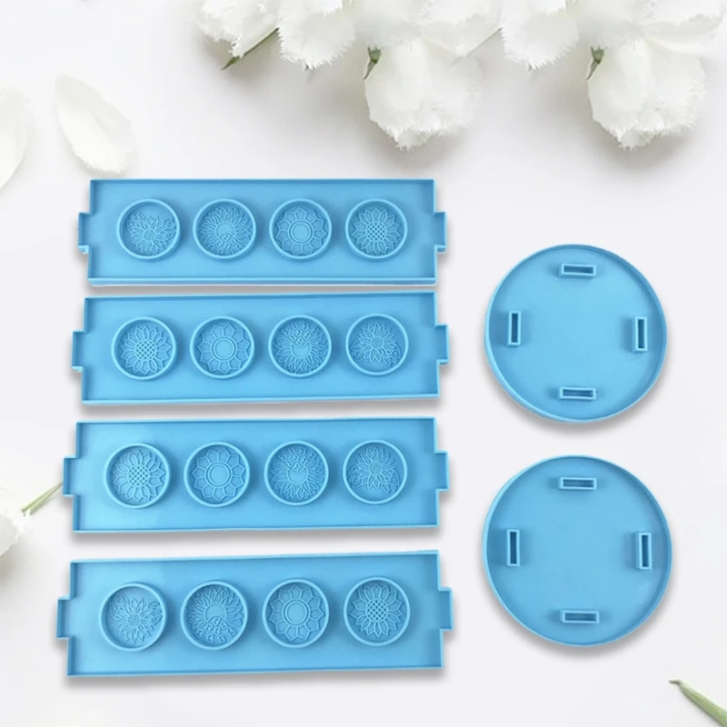 

Coffee Capsule Storage Rack Epoxy Resin Mold Coffee Pod Holder Shelf Stand Silicone Mould DIY Crafts Mold