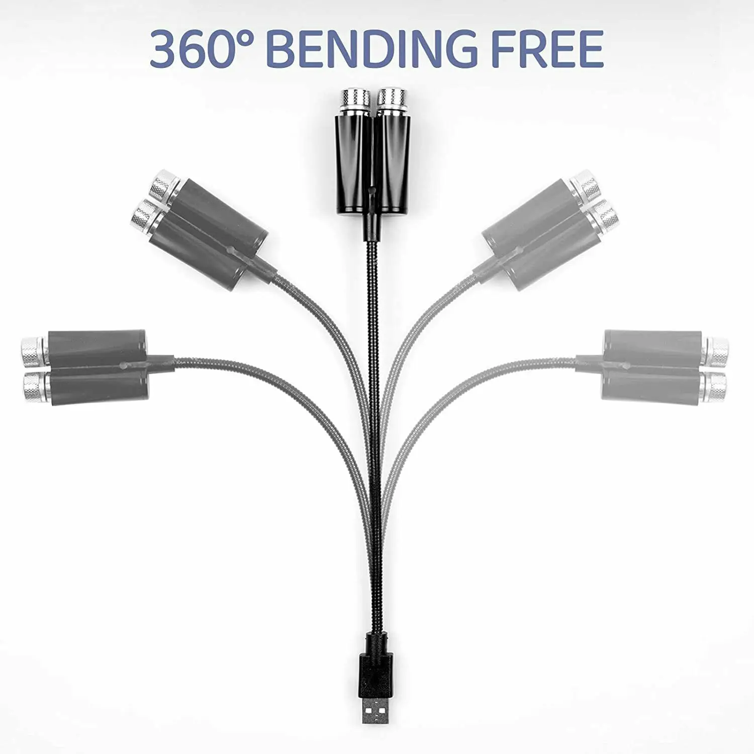 Двухцветный СВЕТОДИОДНЫЙ ночник с активацией звуком звездное небо 5 В USB Звездный
