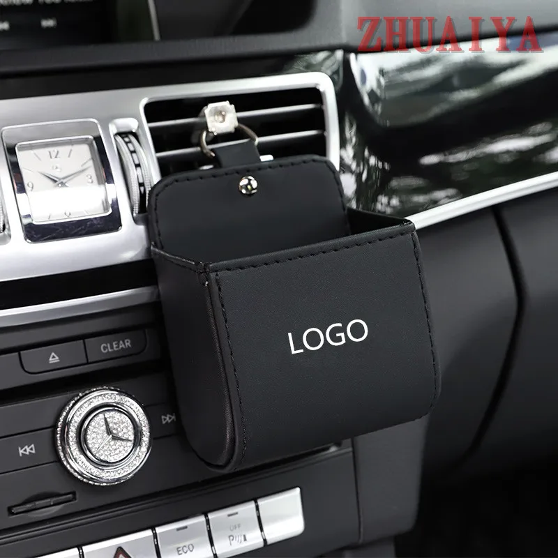 1 шт. автомобильный чехол для монет из искусственной кожи автомобиля на выходе