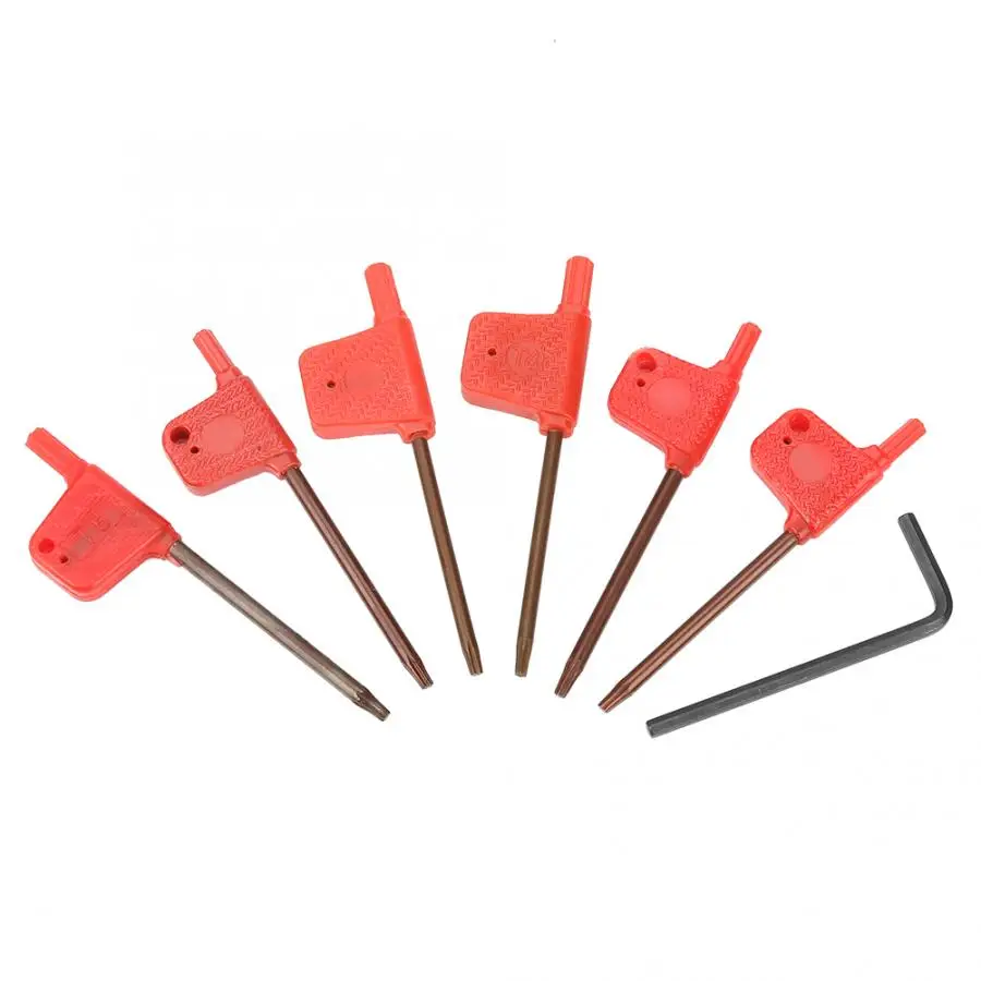 Токарный инструмент 21 шт. токарный хвостовик стержень + гаечный ключ вставки нож