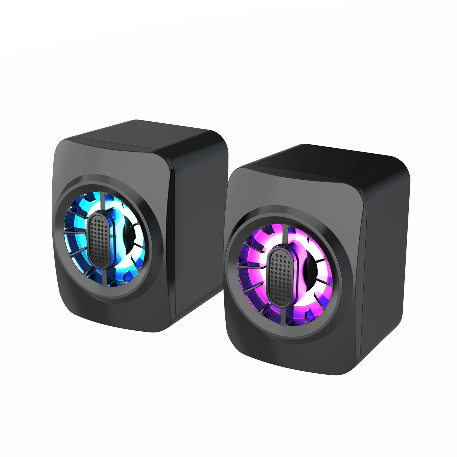 A1 портативная Проводная компьютерная Колонка 3 5 мм мини-Колонка RGB звуковая