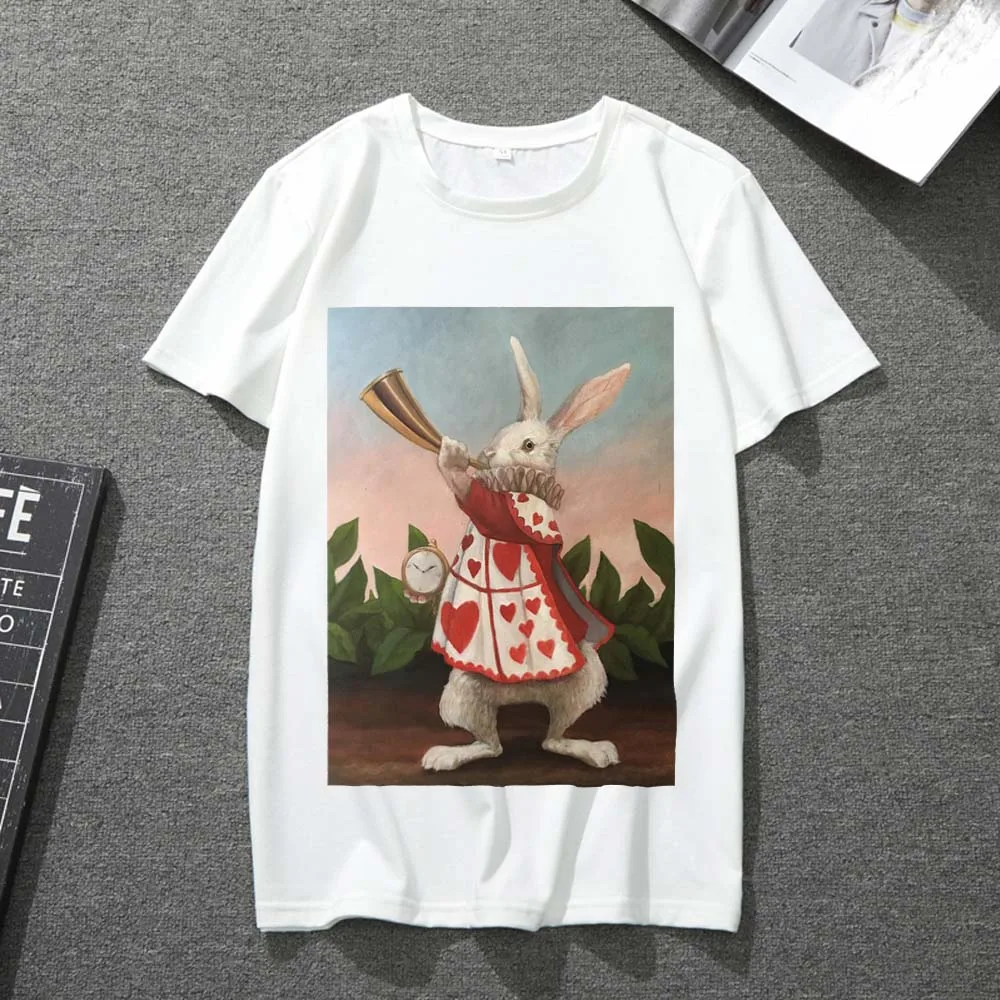 

T-shirt Men and Women Japanese All-match Soft and Breathable Cute Cartoon Pattern Printing Series Casual Short-sleeved Shirt