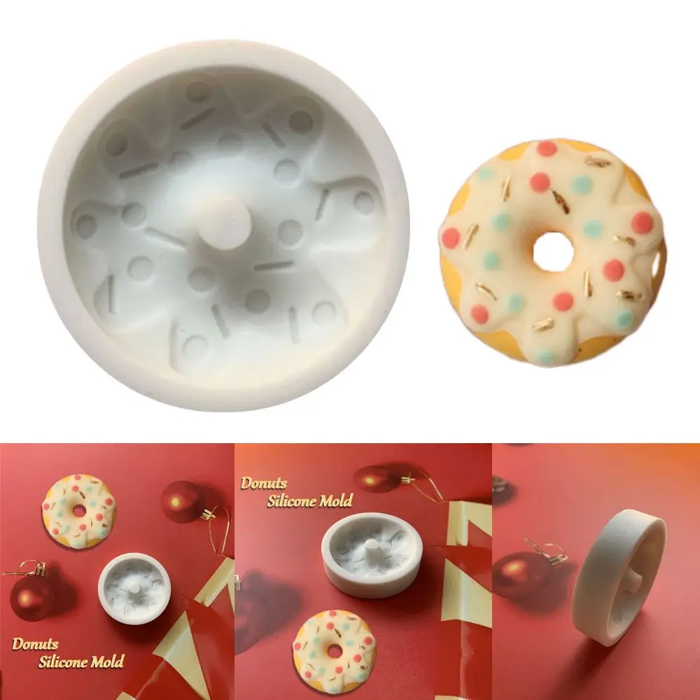 Конфеты из сахара глина шоколад формы для мастики Donut силиконовые Свадебный кекс