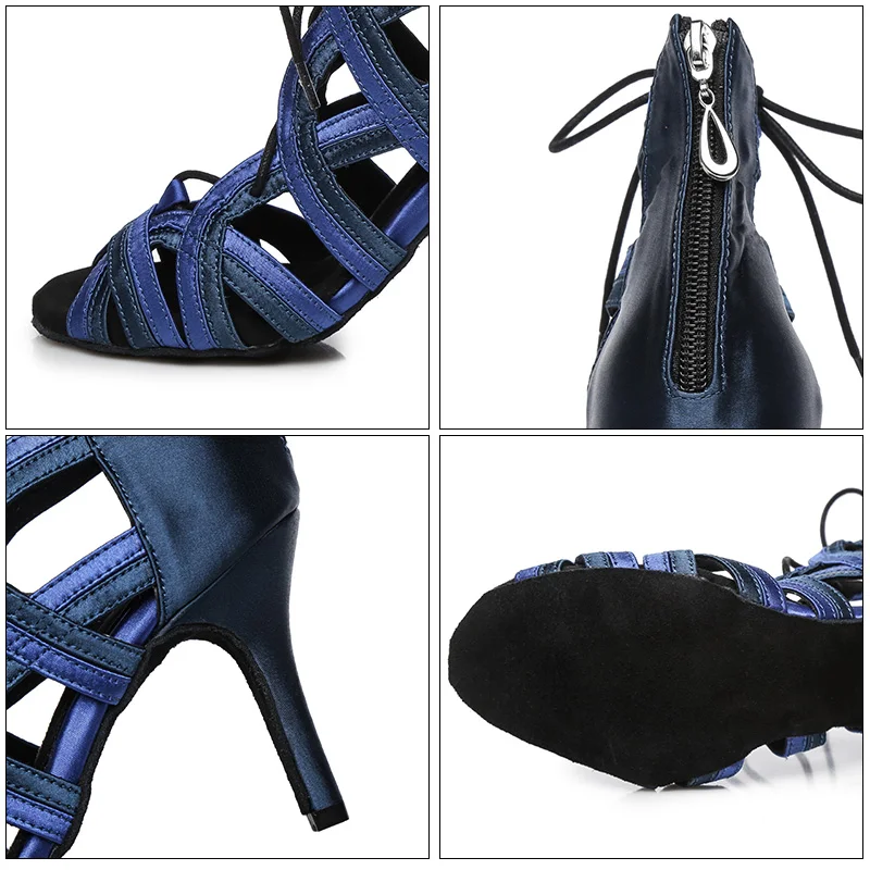 Women Ballroom Dance Shoes Salsa Tango Girls Latin Ladies Modern Dance Shoes High Heels Soft Dancing Shoes Fashion Professional