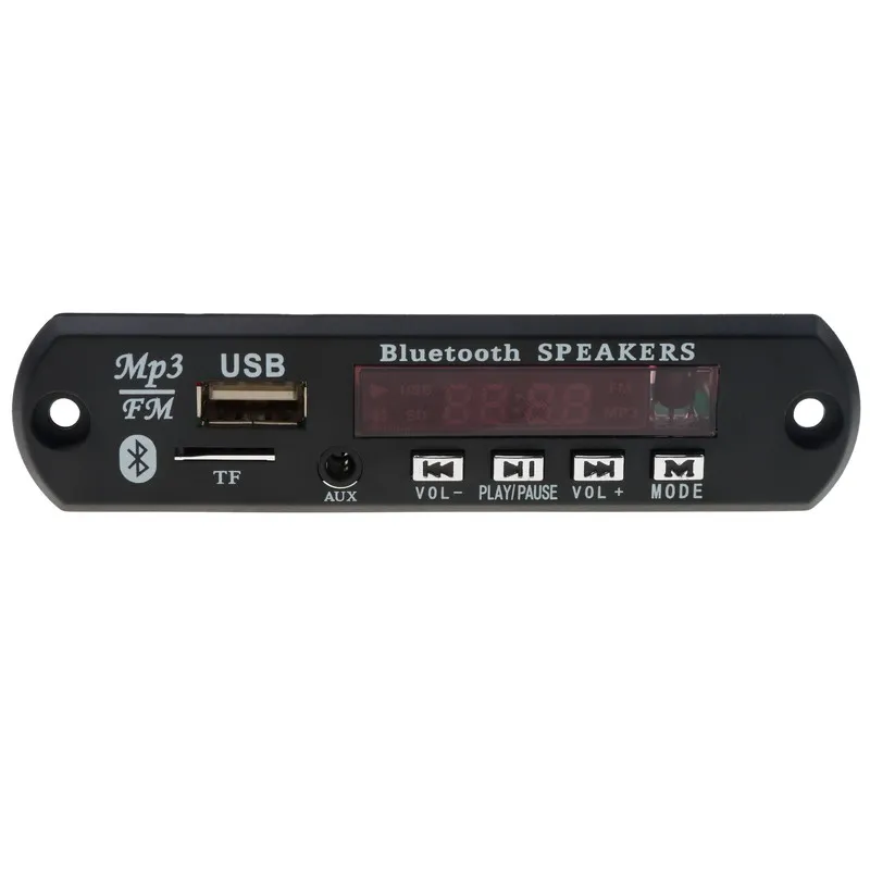 Беспроводной аудио декодер KEBIDU Bluetooth 4 1 плата светодиодный MP3 модуль mp3-плеер AUX 5-12