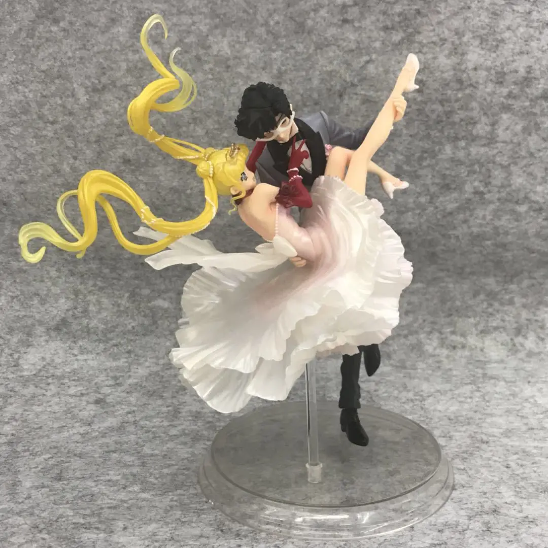 Аниме Сейлор Мун фигурки Tsukino Chiba Mamoru танцы с маской Игрушечная модель