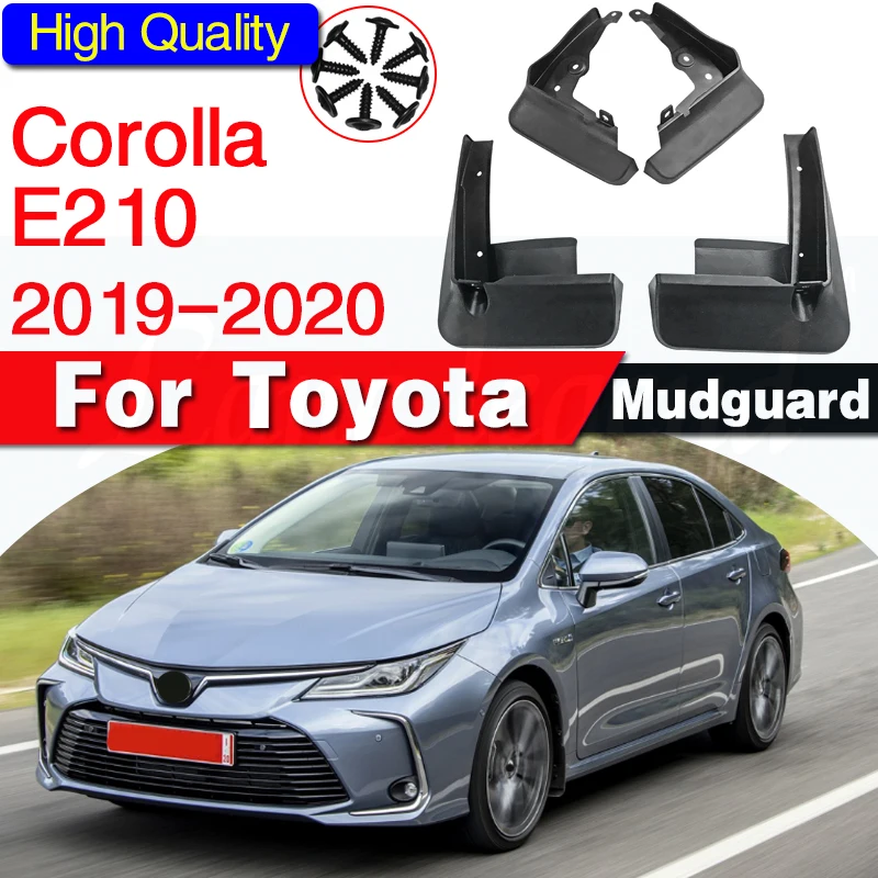 

Набор для Toyota Corolla E210, 4 двери, фонарь 2019, 2020, передние и задние автомобильные щитки от грязи, брызговики