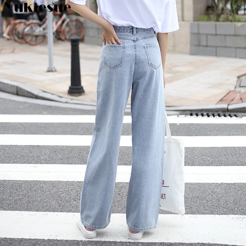 Женские джинсовые брюки с высокой талией женские брюки-султанки в стиле
