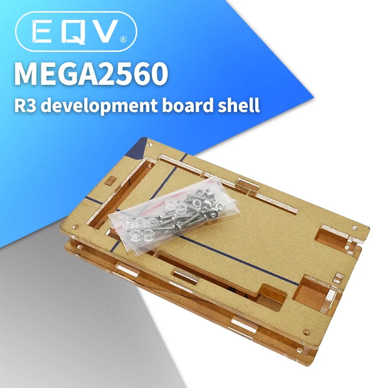 Прозрачный глянцевый акриловый корпус, совместимый с arduino Mega 2560 R3 чехол