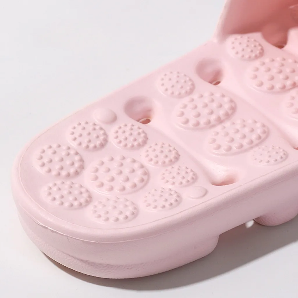 Женские массажные шлепанцы для душа летняя пляжная повседневная обувь дома и