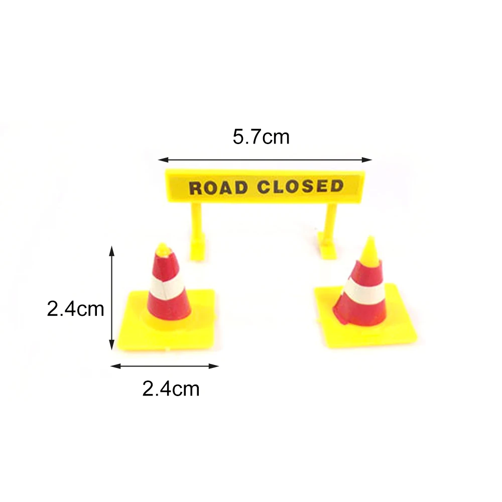 New Arrival 10 Pcs Traffic Signage Model Road Signs Toys Engineering DIY Mini Dropshipping | Игрушки и хобби