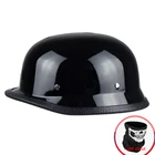 Мотошлем, немецкий, Электрический скутер, мотовездеход, Круизер, Чоппер, полушлемы, мотоциклетная Кепка DOT ECE