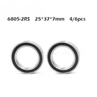 Бесплатная доставка 46 шт. 6805-2RS 6805RS 6805 rs 25x37x7 мм метрические тонкие радиальные шарикоподшипники