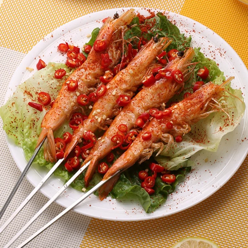 20 шт. принадлежности для барбекю 304 нержавеющая сталь шашлык Железный Знак обжига