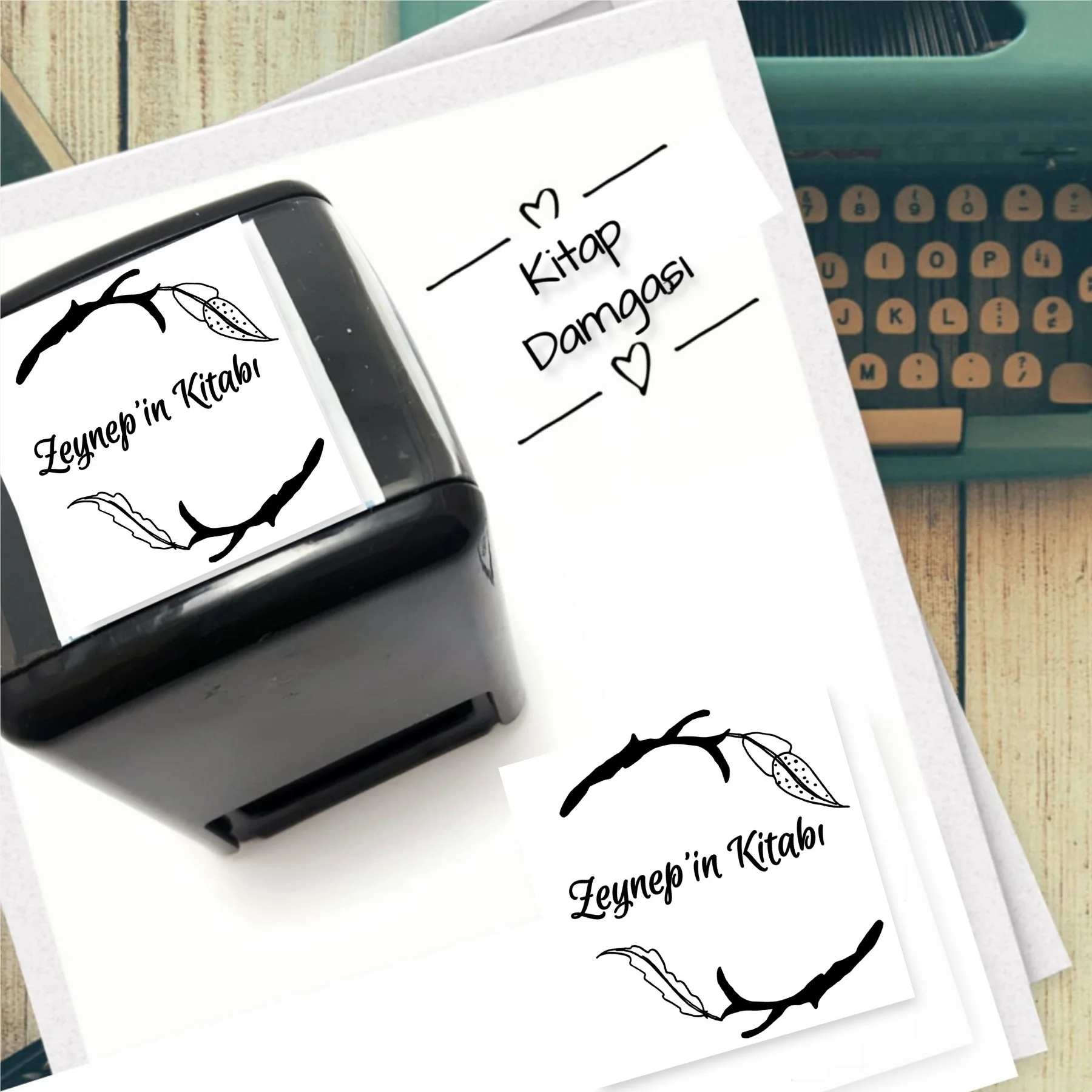 

Персонализированные именем Автоматическая штамп с изображением площади-803