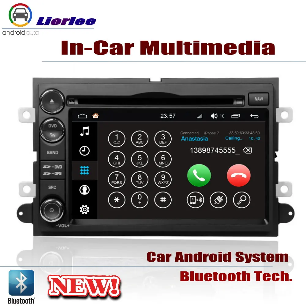 Для Ford Explorer 2006-2010 автомобильный Android мультимедийный DVD-плеер GPS навигация DSP стерео