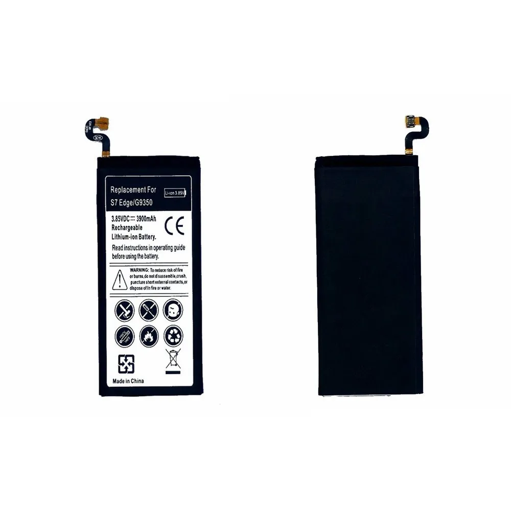 5 шт./Лот двойной аккумулятор для Samsung Galaxy S7 Edge G9350 G935FD G935F G935 сменные литий ионные