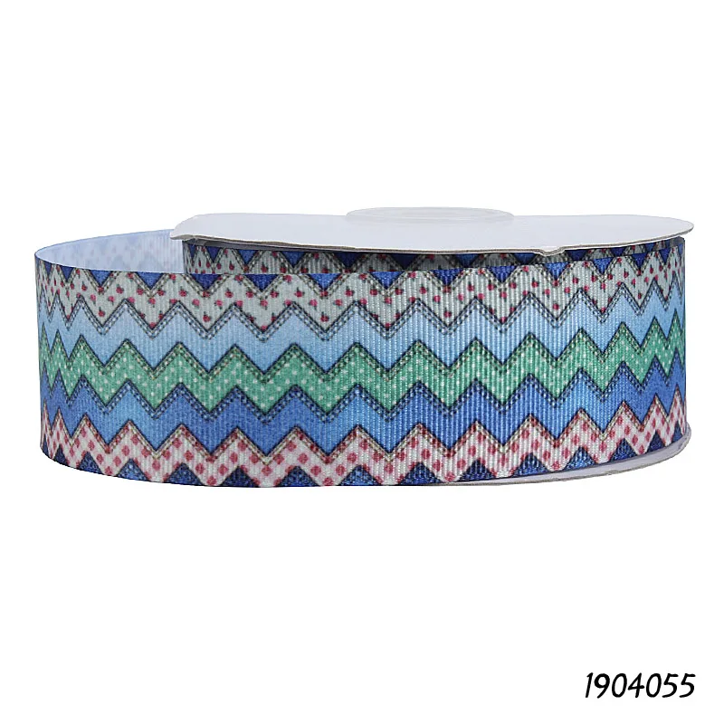 (50 ярдов/партия) Популярная лента для бантов волос с принтом 1-1/2&quot | Дом и сад