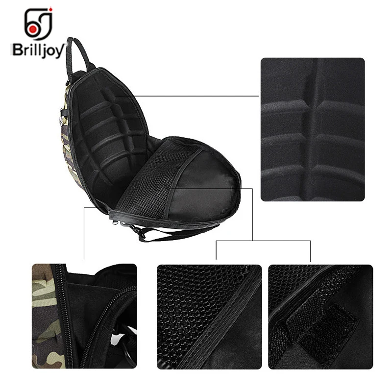 Бриллджой детский рюкзак Мочила Феминина Бренд Дизайнер Креативный мультфильм Камуфляж Досуг Мини Школьная сумка Рюкзак.