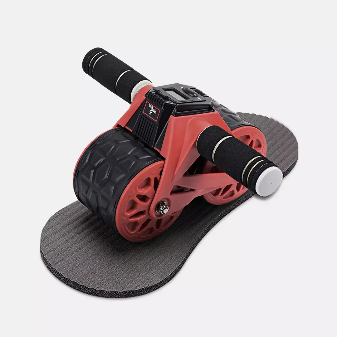 

New 7th Smart Counting Automatic Rebound Abdominal Wheel Home Gym Fitness Equipment No Noise Abdominal Muscle Trainer