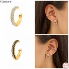 Автоклав 1 пара 925 пробы Серебряная Ушная манжета серьги-клипсы не пирсинг текстура из нержавеющей стали, Earbone серьги ювелирные украшения Earcuff W5