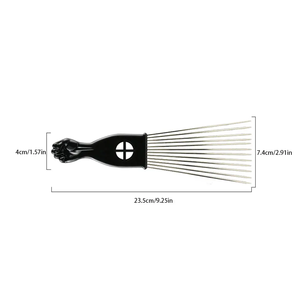 

2PC Professional PP Handle Natural Hair Brushes Resin Fluffy Comb Barber Hair Dye Hair Brush Fashion Hairstyle Design Tool