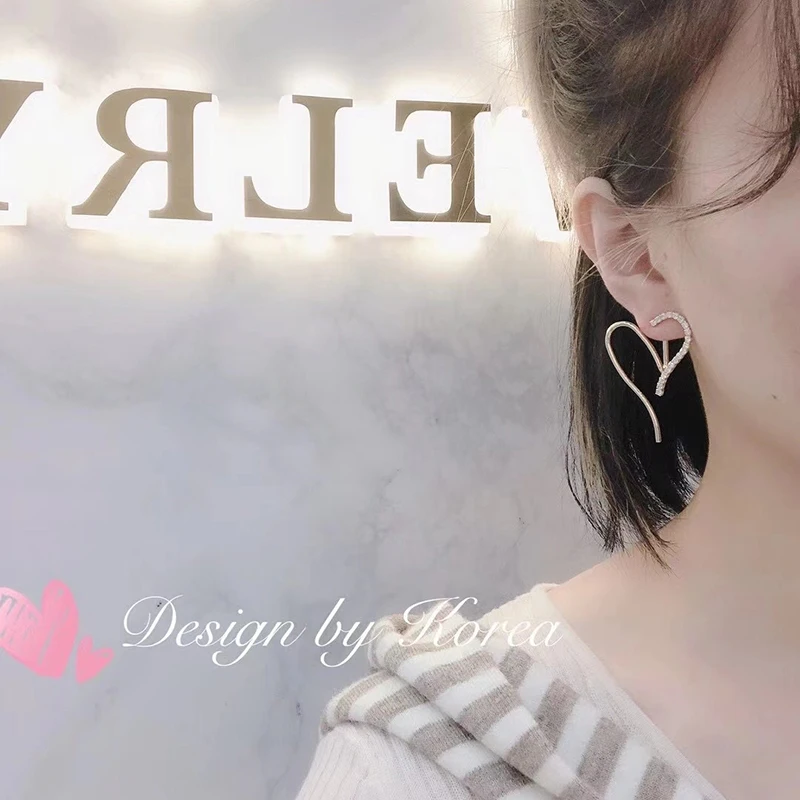 Серьги женские из серебра 925 пробы с позолоченными медными вставками