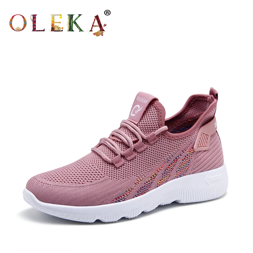 Женские кроссовки Oleka на платформе повседневные женские с круглым носком