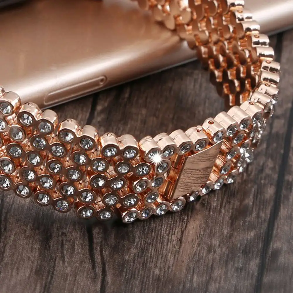 YOOSIDE Fenix 6S Quick Fit Женский браслет 20 мм Кристалл Bling часы из металлического сплава ремешок для Garmin Fenix 5s/5s Plus