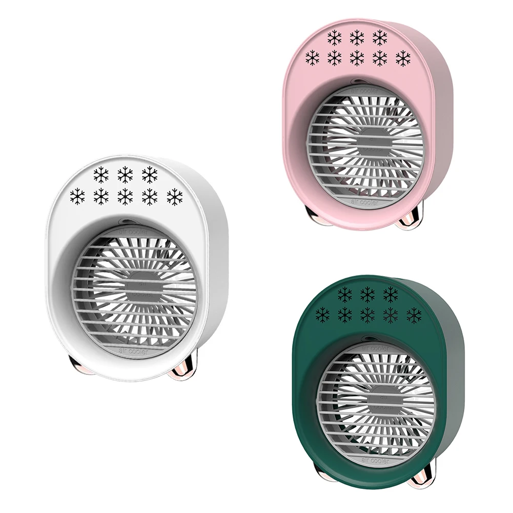 

3colors Portable Air Conditioner Cooling Air Conditioner Cooler Adjustable Evaporative Humidifier For Home Travel Office Desk