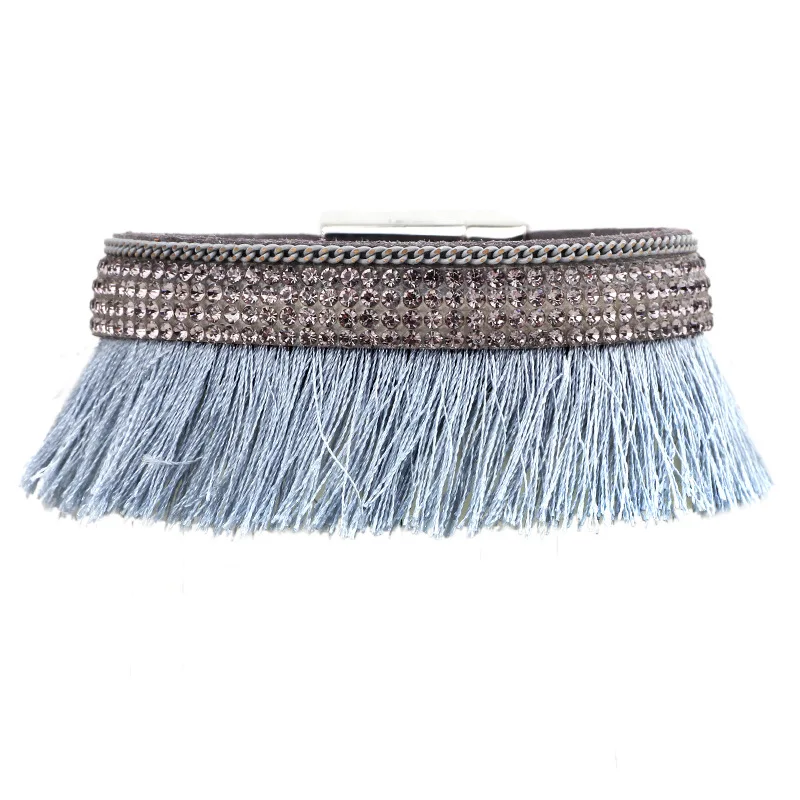 2019 Korean jewelry tassel magazine models stainless steel boutique magnetic buckle bracelet&ampbangles for women/men | Украшения и