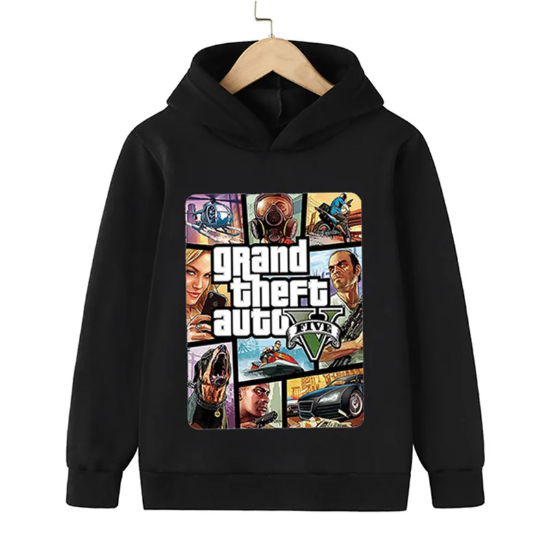 

Модная толстовка с капюшоном для игры GT5, осень и зима 2021, новая одежда с принтом для мальчиков, Детская толстовка для мальчиков, куртки для д...