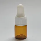 5 шт. 2 мл маленькие стеклянные флаконы с чистой стеклянной капельницей, маленькая Эфирная мини-бутылка для капельницы янтарного масла